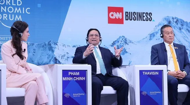 PM speaks at discussion on ASEAN at WEF Davos 2024