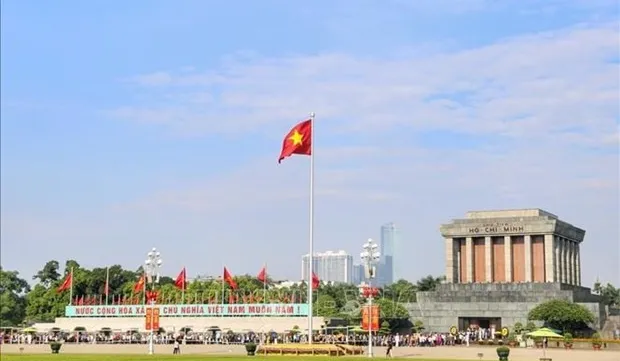 Nearly 57,000 people visit Ho Chi Minh Mausoleum during Tet