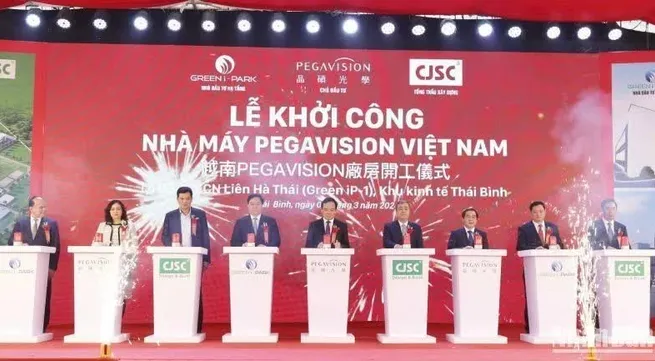 Work starts on Pegavision's contact lense factory in Thai Binh