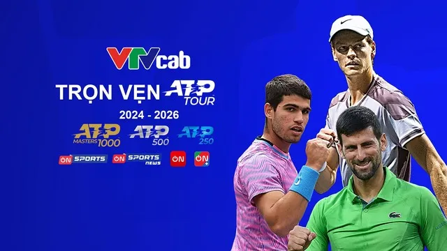 VTVcab is   ATP Tour  copyright owner for 3 seasons (2024, 2025, 2026).