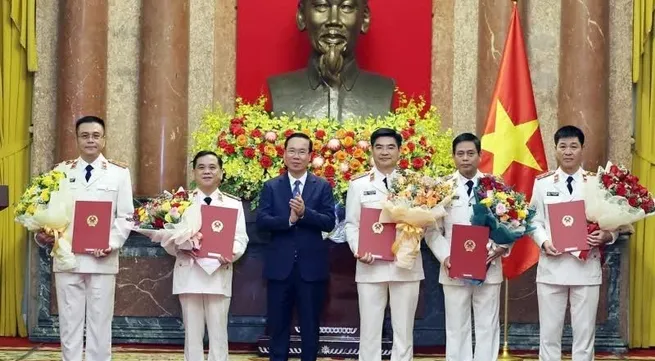 President presents appointment decision to procurators of Supreme People’s Procuracy