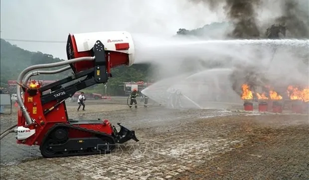 Vietnam, Laos, Cambodia hold joint firefighting, search, rescue exercise