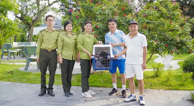 Cuc Phuong National Park rescues rare gibbon