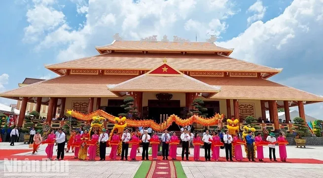 Temple dedicated to heroic martyrs inaugurated in Kien Giang