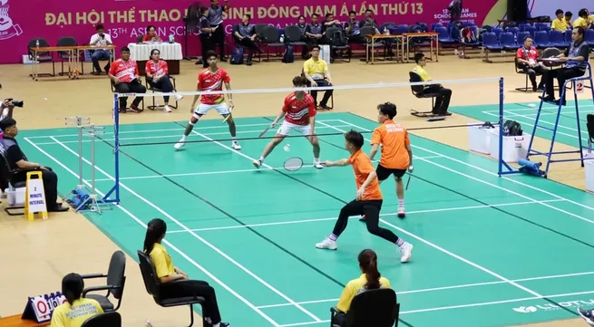 Badminton starts at ​13th ASEAN Schools Games