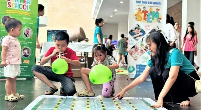 Activities held for children to learn about cultural heritages of different countries