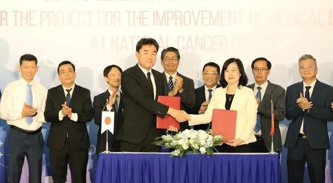 Japan helps improve medical equipment at national cancer hospital