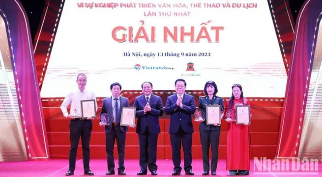 National press award on the development of culture, sports and tourism industries launched