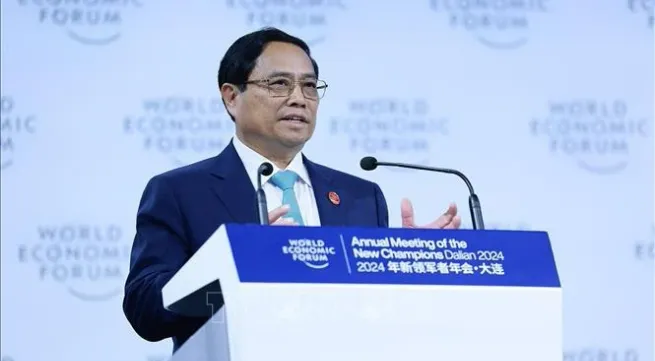 PM makes proposals towards 'Next Frontiers for Growth” at WEF meeting