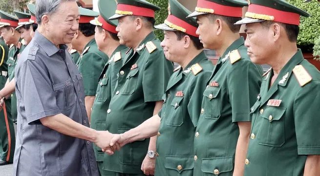 State President visits Engineering Brigade 25 in Vinh Long