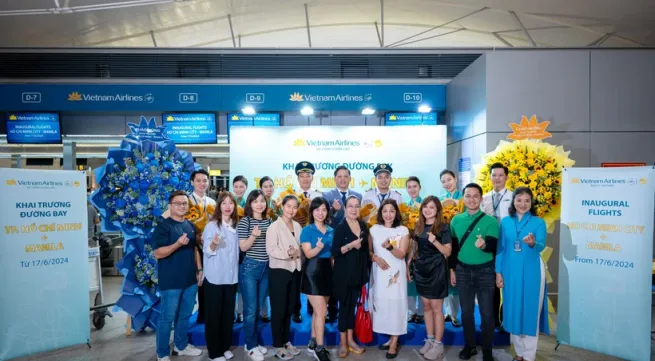 Vietnam Airlines launches Vietnam - Philippines route