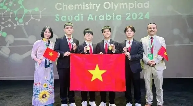 Vietnam second at int'l chemistry Olympiad 2024