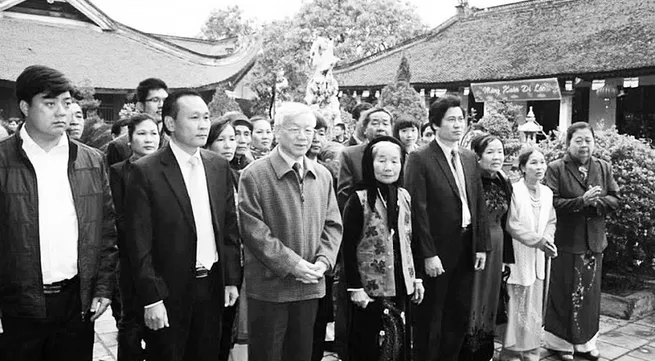 General Secretary Nguyen Phu Trong in the hearts of his hometown residents