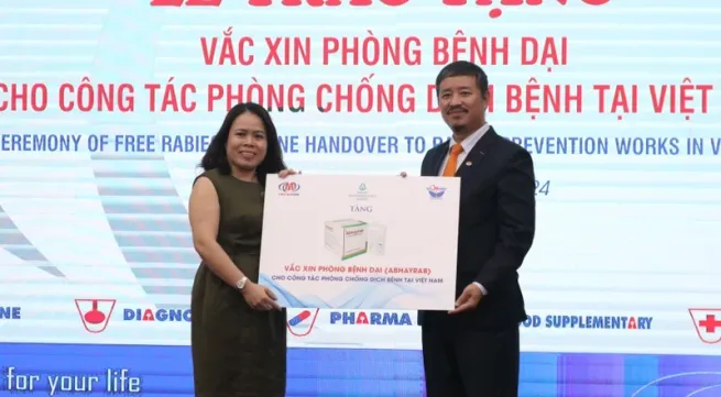 10,000 doses of rabies vaccine donated to National Rabies Control Programme