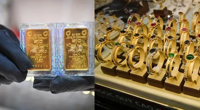 Price of gold rings from many brands surpassed SJC gold bars