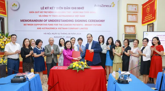 AstraZeneca Vietnam and Bright Future Fund cooperate on comprehensive healthcare for cancer patients