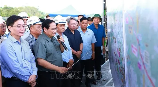 PM inspects construction of Khanh Hoa-Buon Ma Thuot expressway