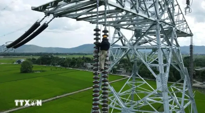 Quang Trach – Pho Noi 500kV circuit-3 power transmission line operational