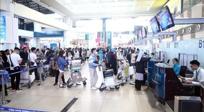 Passenger traffic at Noi Bai airport projected to rise 11% during National Day holiday