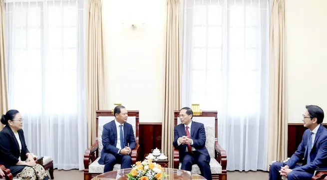 Deputy PM welcomes Lao Deputy Minister of Foreign Affairs