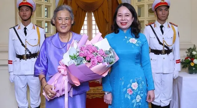 Vice President receives Thai Princess Maha Chakri Sirindhorn