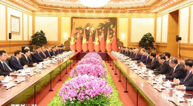 Vietnamese top leader's China visit helps connect past, future: Chinese scholars