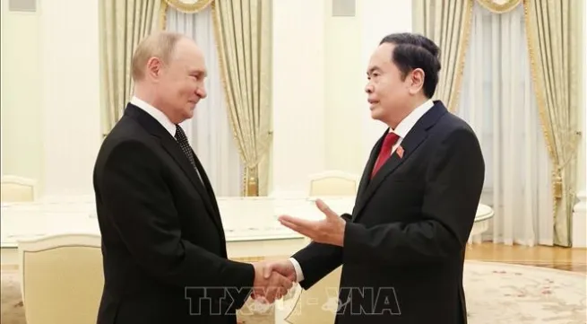 Top Vietnamese legislator meets President Putin in Moscow