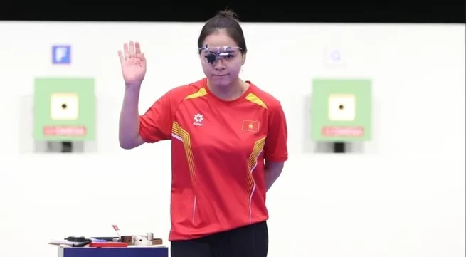 Vietnam's Vinh named among world’s top ten in women's 25m pistol event