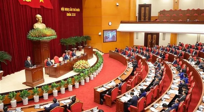 First working day of 13th Party Central Committee's 10th plenum