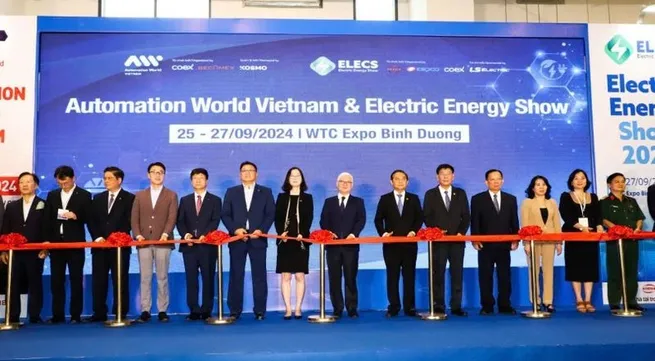 Electric energy, automation exhibitions kick off in Binh Duong