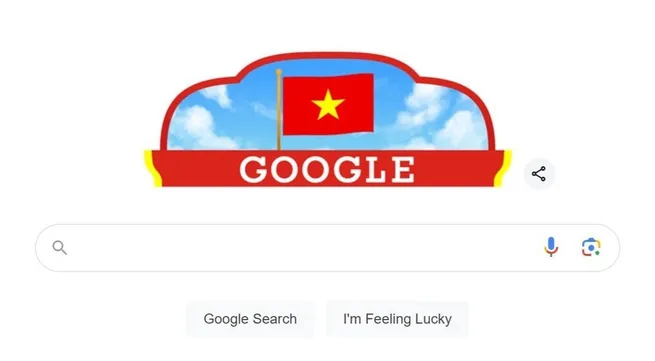 Google changes its logo to celebrate Vietnam’s National Day