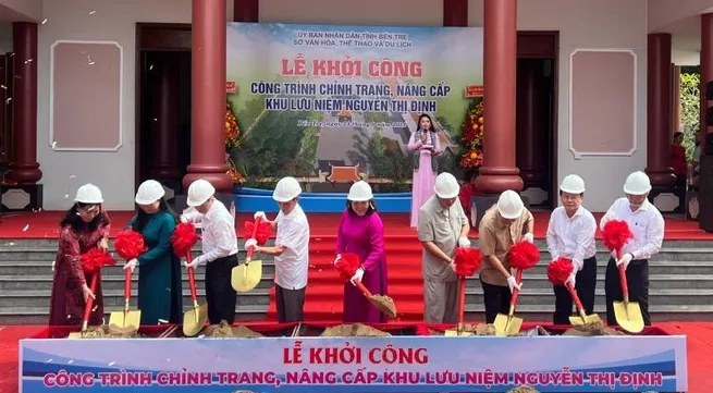 Work starts on renovation project of General Nguyen Thi Dinh’s memorial house