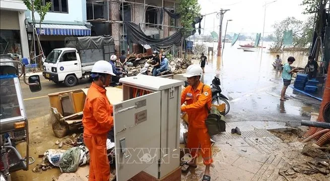 Power restored to nearly 99% of typhoon-affected clients