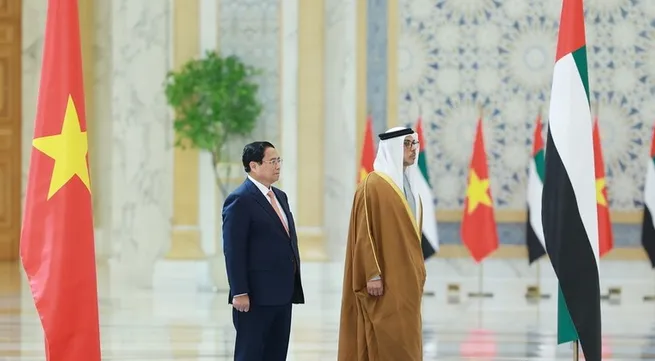 UAE Vice President hosts official welcome ceremony for Vietnamese Prime Minister