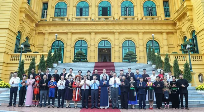 Vice President hosts ethnic delegation from Ha Giang Province