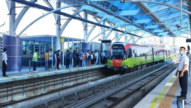 Elevated section of Hanoi’s metro line 3 officially inaugurated