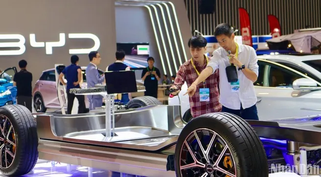 Vietnam Motor Show 2024 showcasing green technology