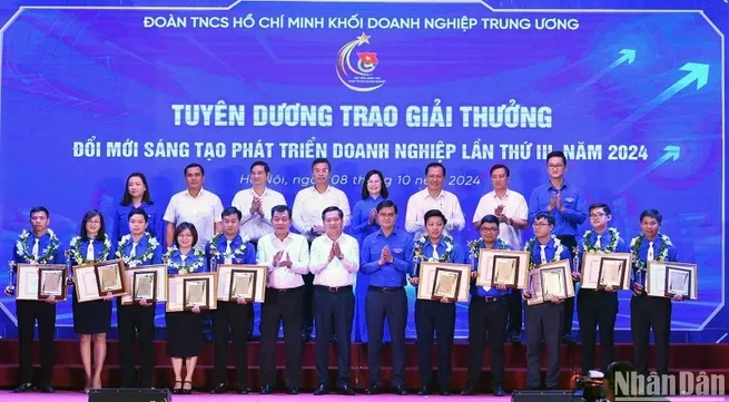 Ten youth projects win Innovation, Creativity, Business Development Award