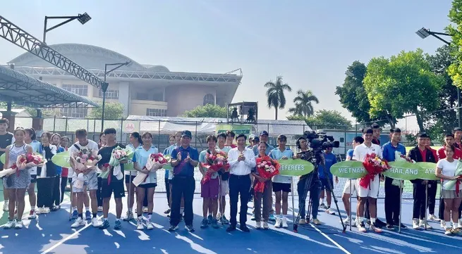 International junior tennis tournament opens in Ninh Binh