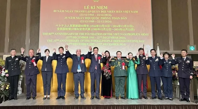 Vietnamese army's 80th anniversary celebrated in Japan