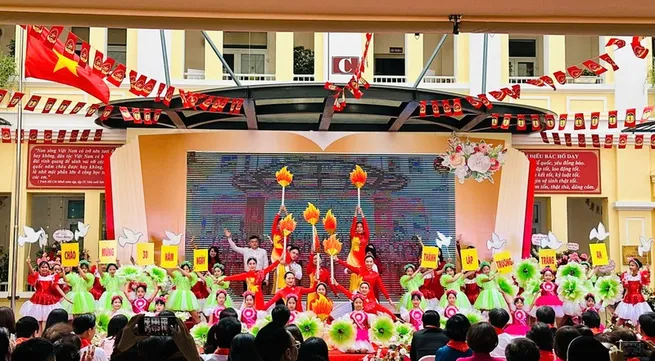 Trang An High-Quality Primary School celebrates 30th anniversary