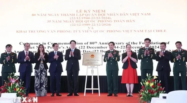 State President attends Chile ceremony marking Army's 80th anniversary