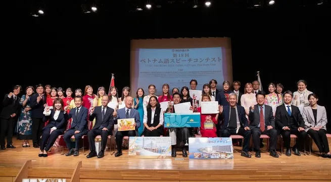 Vietnamese eloquence contest attracts students of Japan