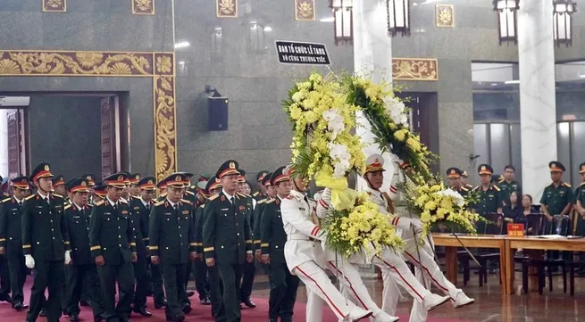 Solemn funeral held for 12 martyrs in military drill incident