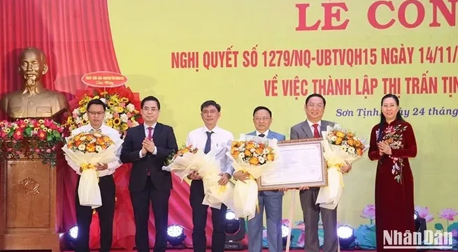 Quang Ngai announces establishment of Tinh Ha Town