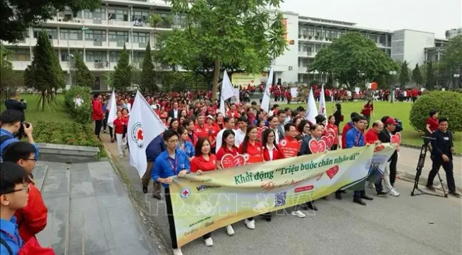 Walkathon campaign raises over 1.2 billion VND in over a month