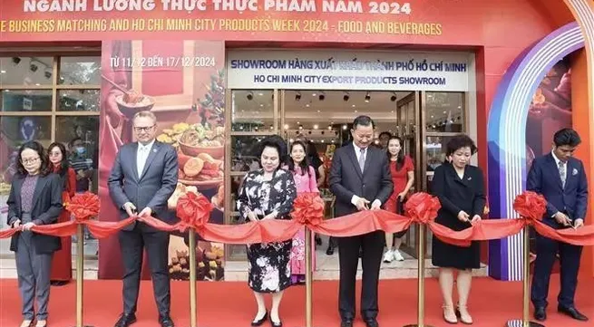 Business matching and food products week kicks off in HCM City