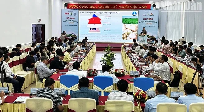 Seminar discusses solutions to build national rice brand