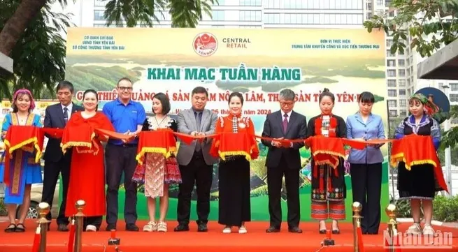 Yen Bai agricultural products promoted in Hanoi