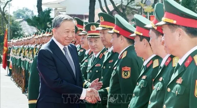 Party leader visits Corps 34, Brigade 15 in Gia Lai